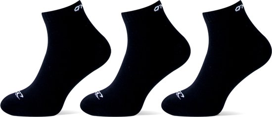 9-Pack O'Neill quarter chaussettes de sport unisexe 759003-6969 - noir - Taille 35-38
