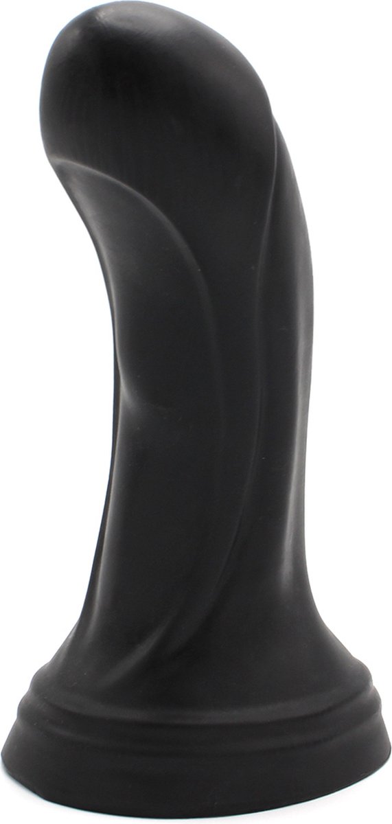 Goedkoopste Dinoo - XXL Anaal Dildo Met kromming Van TPE - Zwart