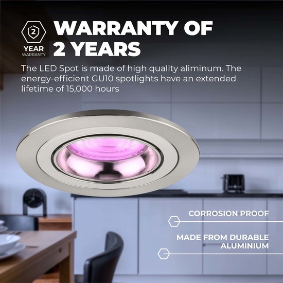 Kit Éclairage Rail LED Smart 3M - 8 Spots GU10 RGB + Blanc Dimmable - Pour Cuisine, Salon, Magasin