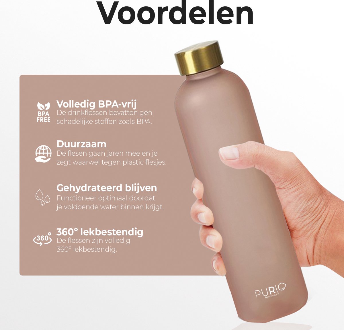 Odin 510 ml koper vacuüm geïsoleerde drinkfles bedrukken, vanaf 10 stuks