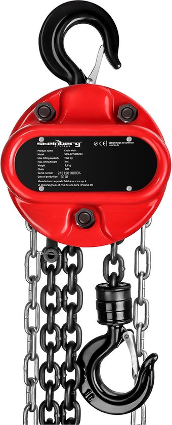 Steinberg Systems - Kettingtakel - 1.000 kg - 3 m
