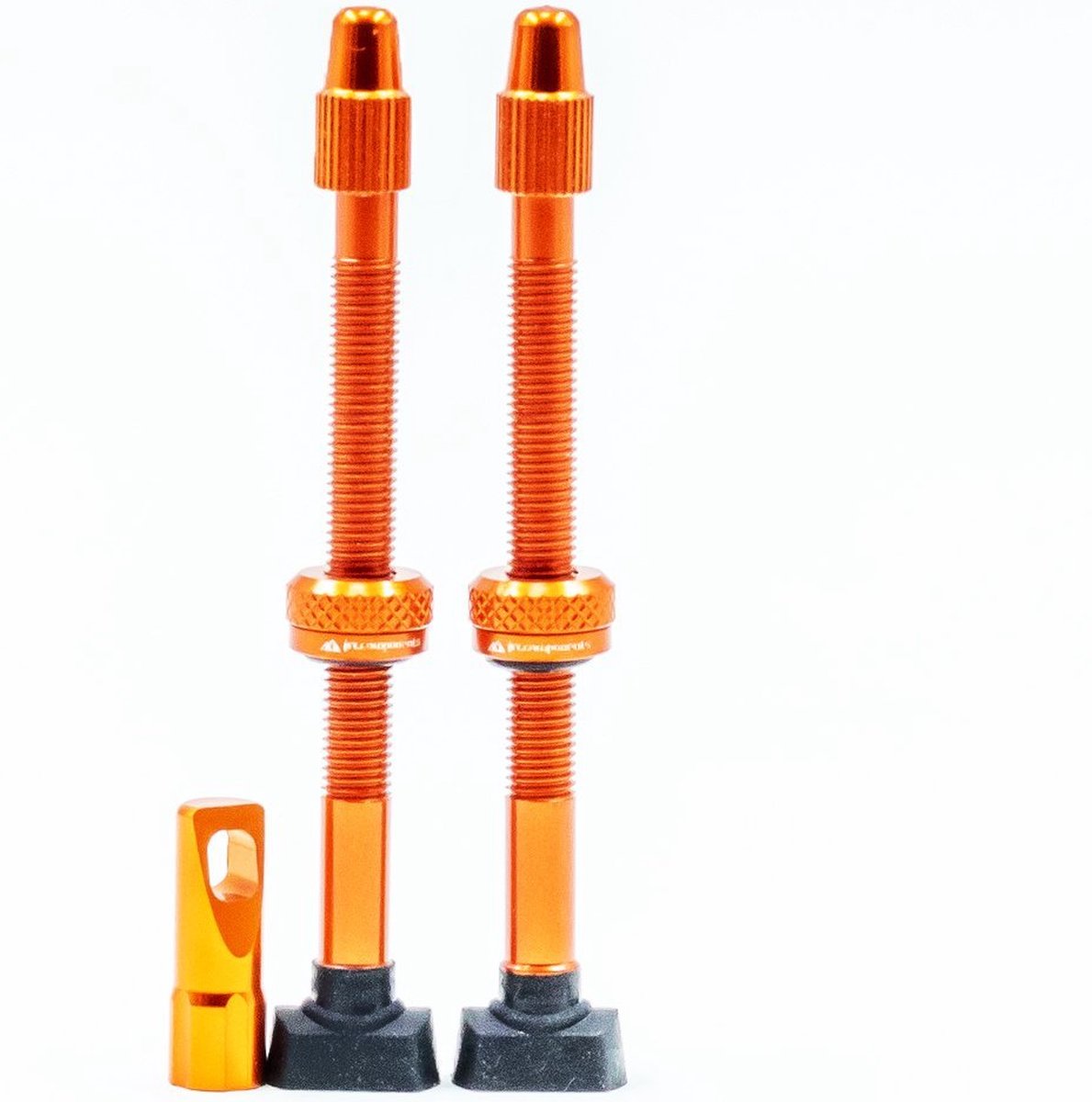 JRC-Components Aluminium Tubeless Valve Kit | 68mm Orange