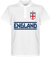 Engeland Team Polo - Wit - 4XL