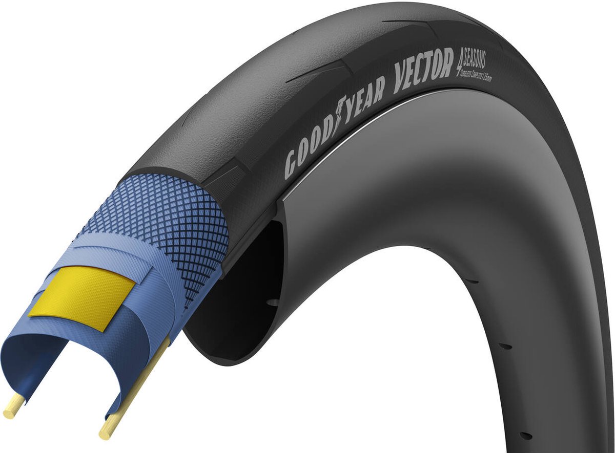 Goodyear - vector 4seasons tubeless complete 700x30c
