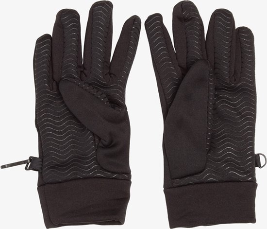 Dutchy Pro kinder voetbalhandschoenen - Zwart - Maat S