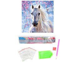 Diamond painting - Kussenhoes 40x40cm - Paard