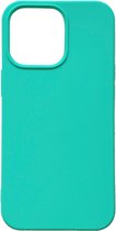 Apple iPhone 13 Pro Case Turquoise - Coque arrière en Siliconen Extra ferme