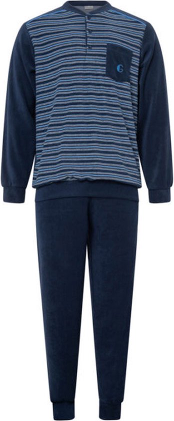 Edler Normann Herren Pyjama Schlafanzug Lang Mit Bündchen - Auch In Uebergroessen Bis Gr 70