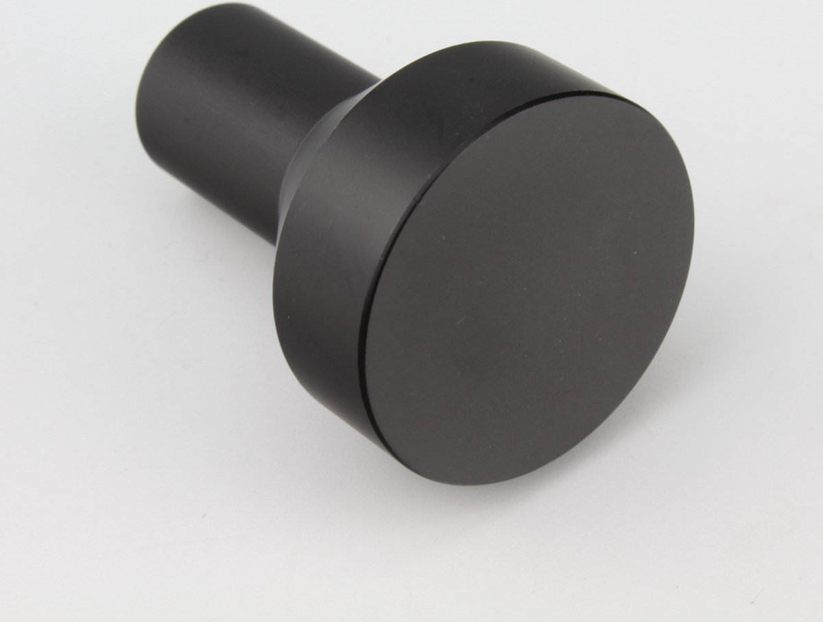 Deurknop Marius - zwart - metaal - geschikt voor binnen - industrieel