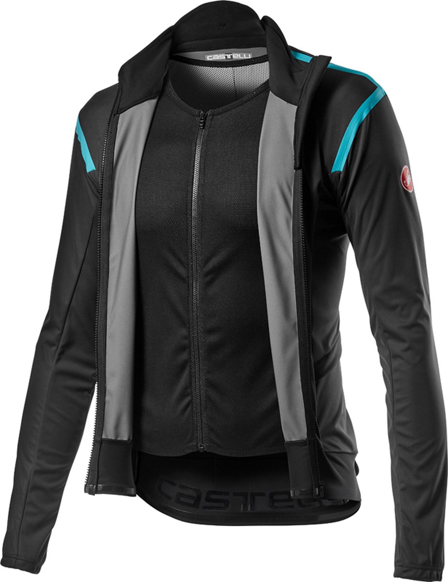 Castelli Alpha RoS LGHT JKT Homme Gris Foncé M bol