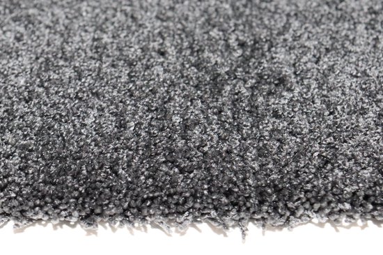 Wastafelmat - Badkamermat Soft zwart antraciet 40x120 antislip - Prima vloerkleden