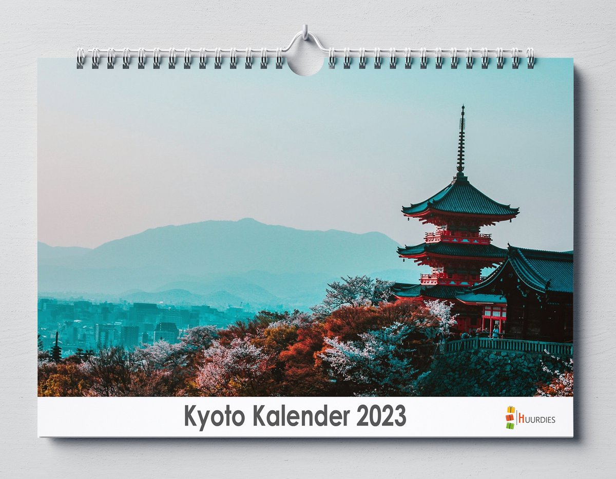Kyoto kalender 2023 | 35x24 cm | jaarkalender 2023 | Wandkalender 2023