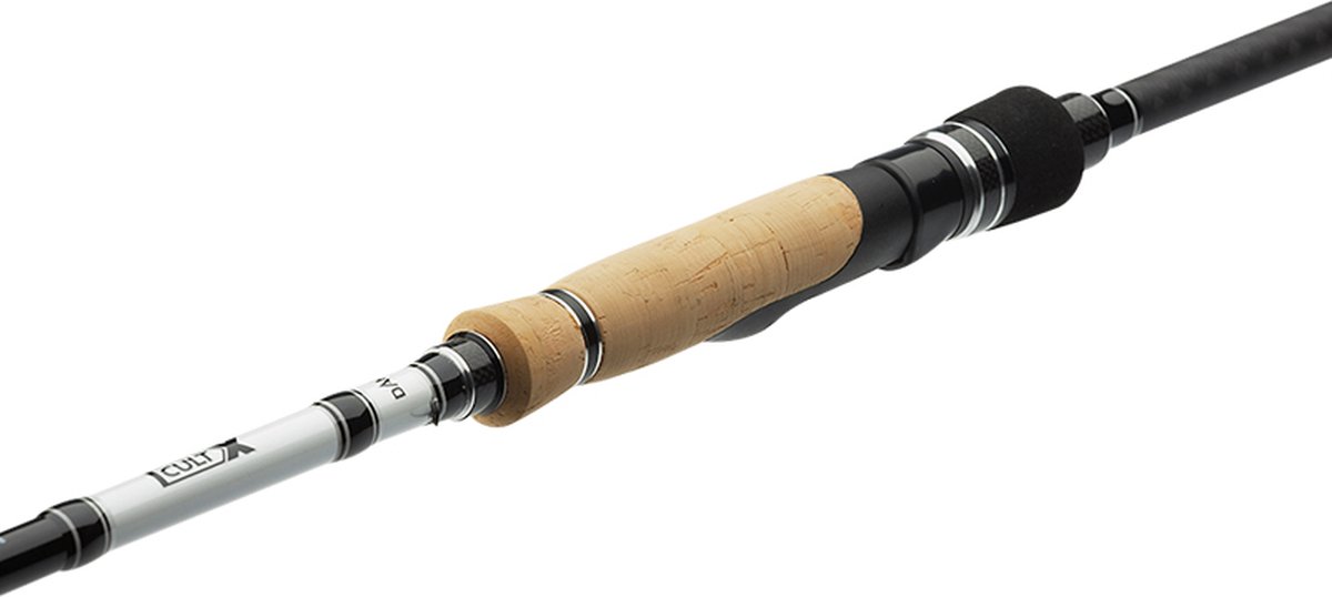 DAM Cult-X Spin Hengel 2,40m 12-42g - Allround Spinhengel Voor Baars, Snoek En Snoekbaars - Zwart