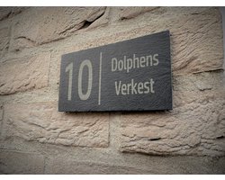 Top 10 huisnummers voor buiten 2026: Gepersonaliseerd leisteen huisnummer met naam