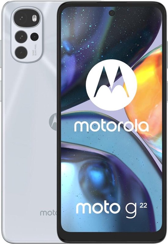 Smartphone Motorola Moto G22 Reconditionné - État Très Bon, Débloqué, 32 Go, Android - Garantie 12 Mois