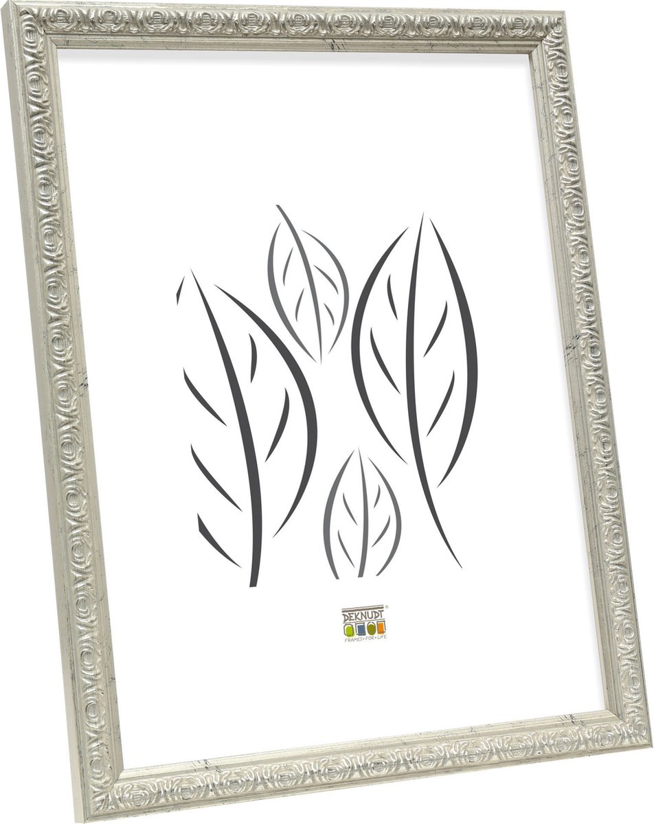 Deknudt Frames fotolijst S95LD1 - zilverkleur - retrokader - 9x13 cm