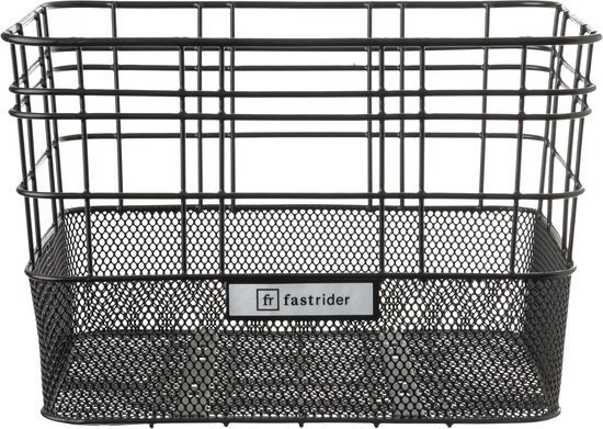 Fastrider Olav Porte-vélos Avant - Zwart - 27 L - Montage fixe - Métal