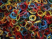 Loom Bandjes Elastiekjes Colormix 1200 stuks
