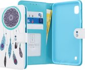 Samsung Galaxy A10 Bookcase hoesje - CaseBoutique - Dreamcatcher Wit - Kunstleer