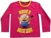 Minions Nice Day - Shirt girls lange mouw - 2 jaar