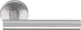 Formani BASIC LBVII-19 deurkrukgarnituur op rozet - mat rvs - 1501D150INXX0