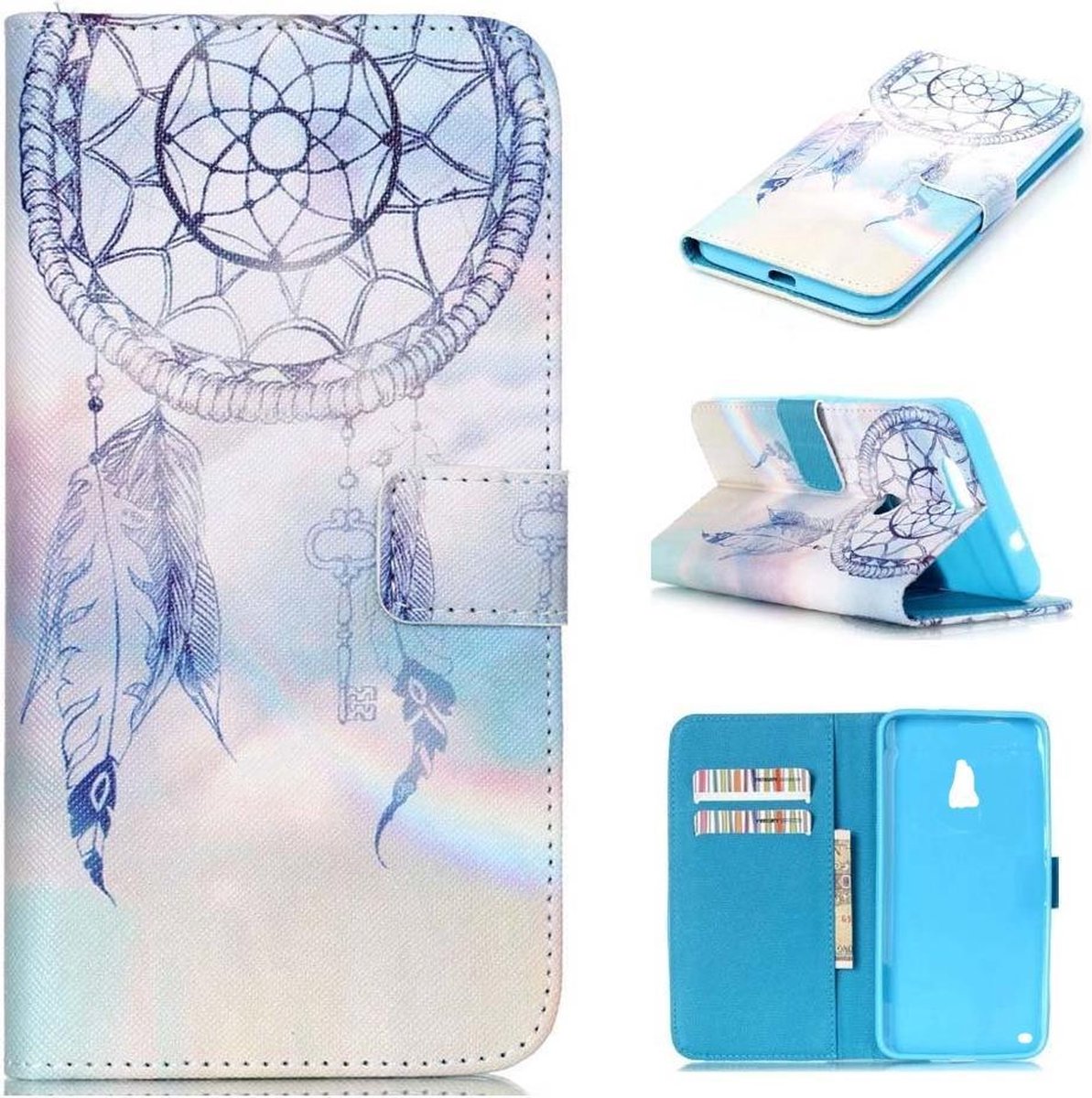 iCarer Dreamcatcher print wallet case hoesje Geschikt voor: Sony Xperia XA Ultra