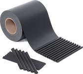 PVC Vlechtband Op Rol - Tuin / Terras Scherm Zichtdoek Tuinscherm - PVC - Privacy Tuinafscherming - Anti Wind Inkijk Hekwerk - 40 Meter - Antraciet