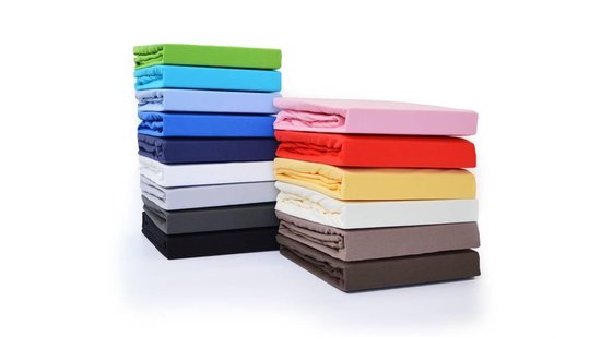 Snoozing - Hoeslaken - Simple - 90x220 cm - Coton percale - Anthracite