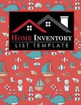 Home Inventory List Template