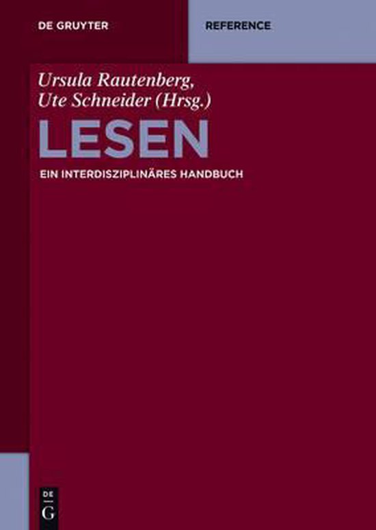 de Gruyter Reference- Lesen - cover