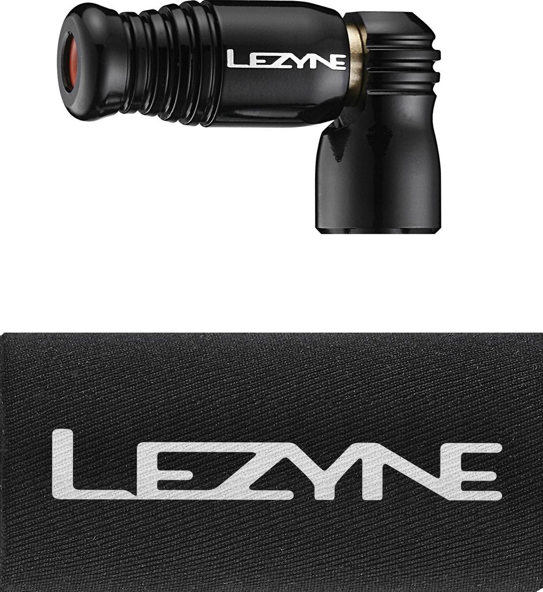 Lezyne Trigger Speed Drive CO2 - Kopstuk voor CO2 patronen - Zwart