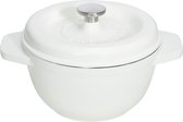 Godin Gietijzeren Kookpan - Rond - 19 cm - 2L - Wit