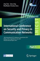 Lecture Notes of the Institute for Computer Sciences, Social Informatics and Telecommunications Engineering 152 - International Conference on Security and Privacy in Communication Networks