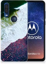 Coque Téléphone pour Motorola One Vision Housse Coque Mer Dans L'Espace