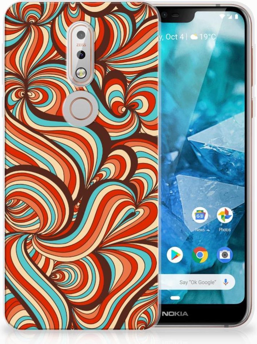 Nokia 7.1 Hoesje maken Retro