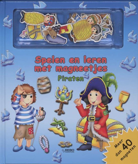 Cover van het boek 'Spelen en leren met magneetjes / Piraten'