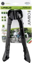 Ursus Jumbo 80 - Fietsstandaard - 26 inch - Alu - 80 kg - Tweepoot - Zwart Ursus Jumbo 80 - Fietsstandaard - 26 inch - Alu - 80 kg - Tweepoot - Zwart