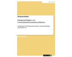 Erfolgstr�Chtigkeit Von Unternehmenszusammenschl�Ssen