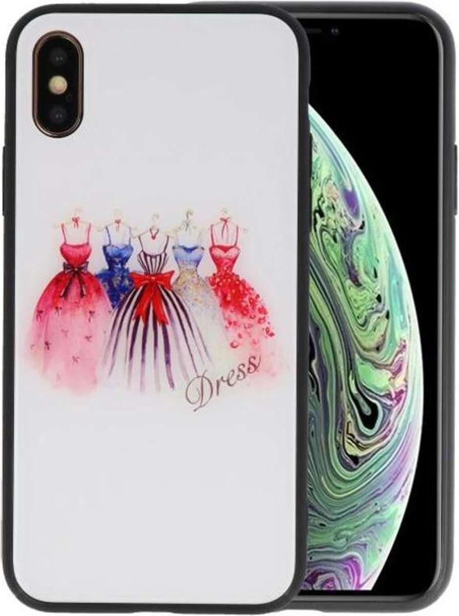 Dress Print Hardcase voor iPhone XS