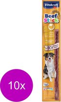 Vitakraft Beefstick Dog - Collations pour chiens - 10 x Dinde et boeuf