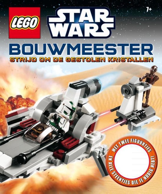 Cover van het boek 'Lego bouwmeester - star wars 2 - bouwmeester strijd om de gestolen kristallen'