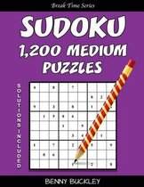 Sudoku 1,200 Medium Puzzles. Solutions Included