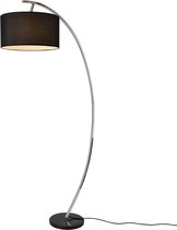 Vloerlamp staande lamp Steiermark 153xØ40 cm E27 zwart