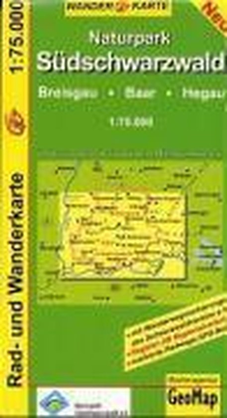 Südlicher Schwarzwald 1 : 75 000. Rad- und Freizeitkarte - cover