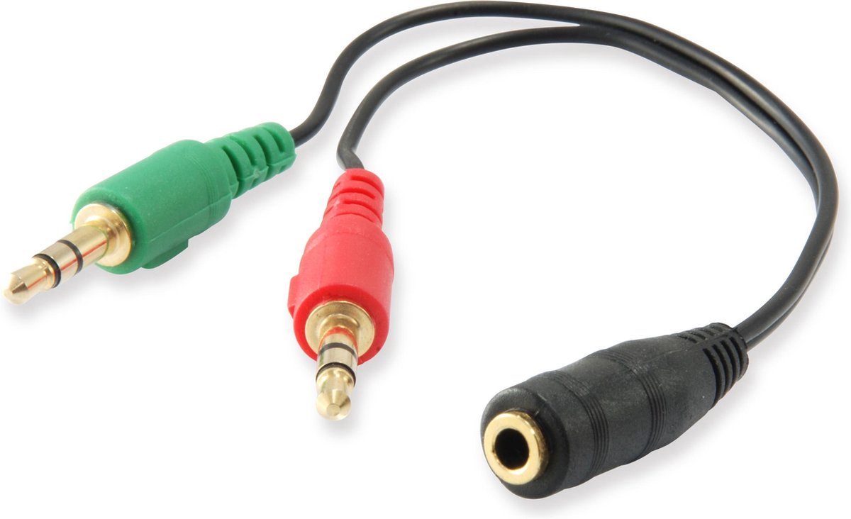 Equip 147942 Zwart audio-verdeler