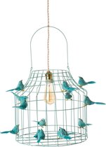 turquoise hanglamp babykamer | kinderkamer met vogeltjes nét echt!