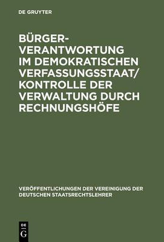 Bürgerverantwortung im demokratischen Verfassungsstaat / Ko ... - cover