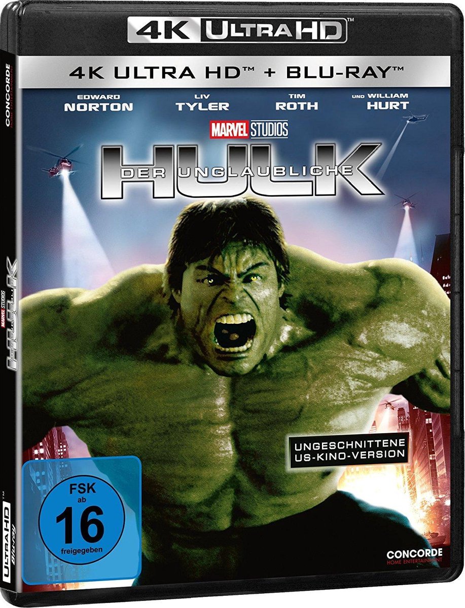 The Incredible Hulk (2008) (Ultra HD Blu-ray & Blu-ray)-