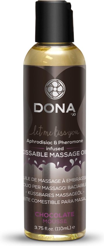 Dona Kissable Massage Olie - Chocolade Mousse - 110ml