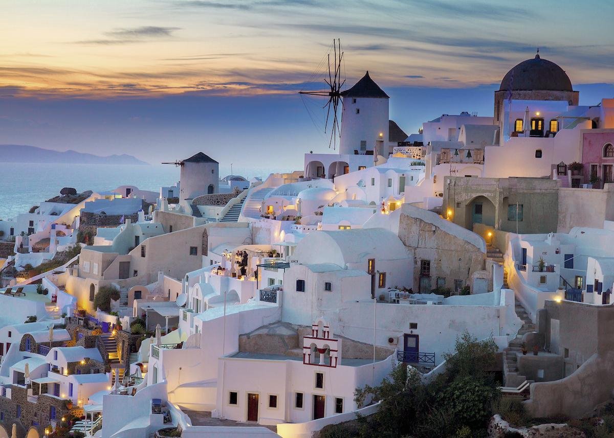 Ravensburger puzzel Avond in Santorini - Legpuzzel - 1000 stukjes — afbeelding 4